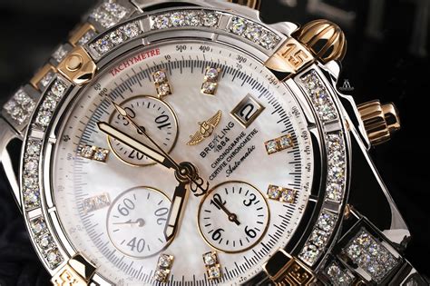 diamond breitling|breitling diamond bezel men's watch.